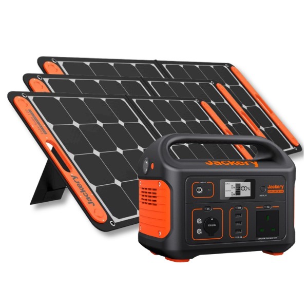 Jackery Explorer 500 Portable Power Station + 3 X 100W Solar Panel