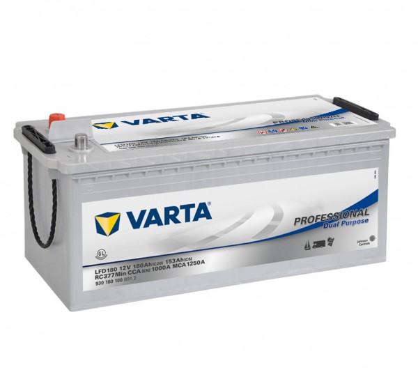 Varta Professional Leisure Battery DP LFD 180 12V/ 180Ah 1000A/EN 930 180 100 battery