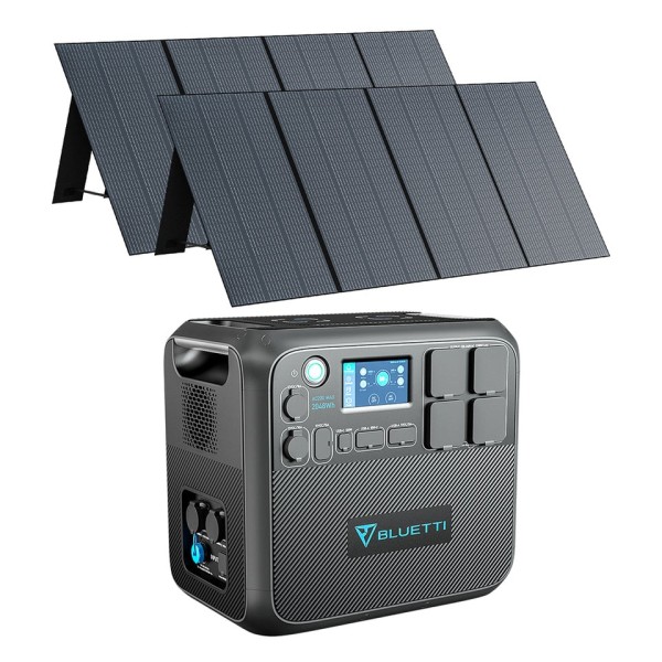 BLUETTI AC200MAX + 2X PV350 Solar Generator Kit