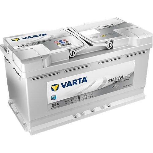 Varta Start-Stop Silver Dynamic AGM G14 12Volt 95Ah 850A/EN 595 901 085 Starter battery