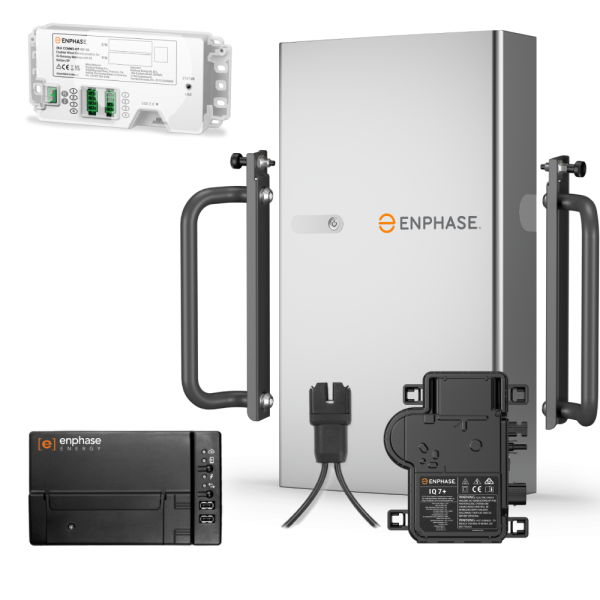 Enphase IQ Battery and 8 x IQ7PLUS Microinverter package