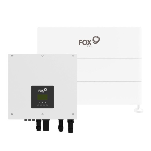 Fox ESS 5.0kW Hybrid Inverter with ECS2900 Battery stack of 3 (8.64kWh)